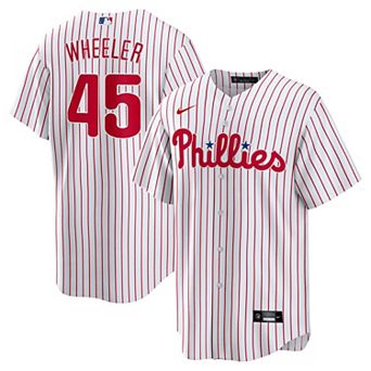Men's Nike Zack Wheeler White Philadelphia Phillies Home Replica Jersey