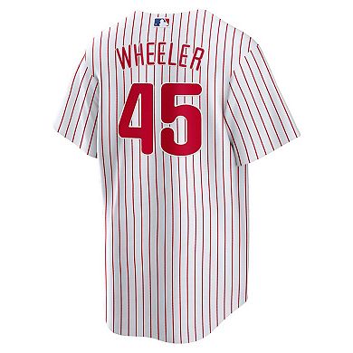 Men's Nike Zack Wheeler White Philadelphia Phillies Home Replica Jersey