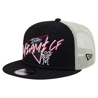 Men's New Era Black Inter Miami CF Neon 9FIFTY Snapback Hat