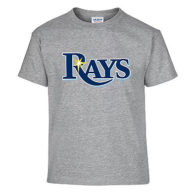 Youth Soft as a Grape Navy/Gray Tampa Bay Rays Two-Pack T-Shirt Set