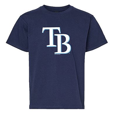 Youth Soft as a Grape Navy/Gray Tampa Bay Rays Two-Pack T-Shirt Set
