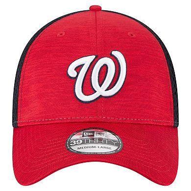 Men's New Era Red/Black Washington Nationals Neo 39THIRTY Flex Hat