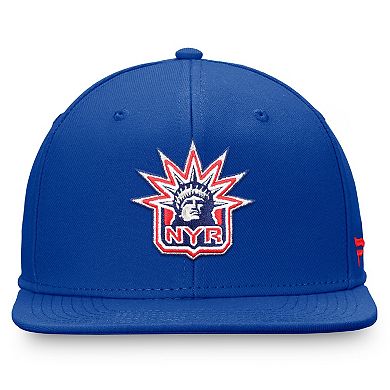 Men's Fanatics Royal New York Rangers Team Logo Fitted Hat