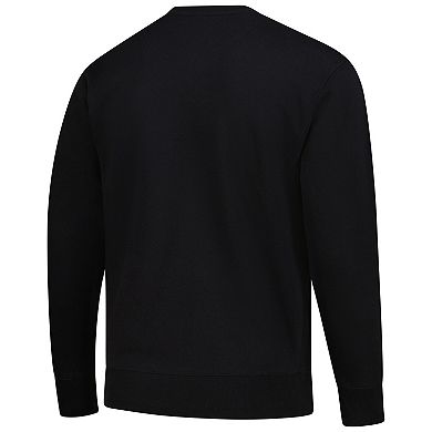 Men's Mitchell & Ness Black Ohio State Buckeyes Elite Script Pullover Sweatshirt