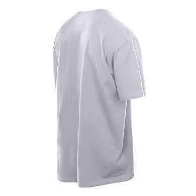 Men's New Era White Boston Celtics Throwback Prep Oversized T-Shirt
