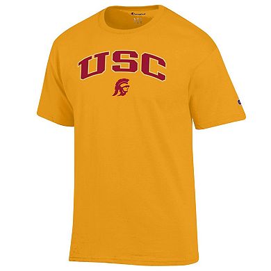 Men's Champion Gold USC Trojans Arch Over Logo T-Shirt