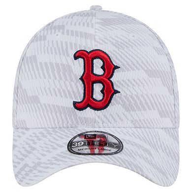 Men's New Era White Boston Red Sox Graded 39THIRTY Stretch Fit Hat