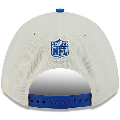 Men's New Era Cream/Royal Los Angeles Rams 2025 NFL Draft 9FORTY A ...