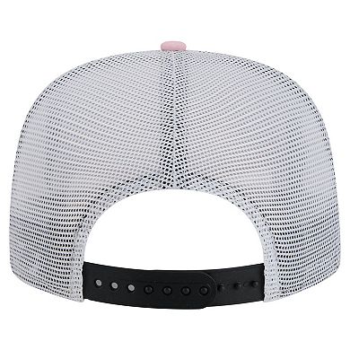 Men's New Era Black/Light Pink Inter Miami CF Tie-Dye Adjustable Golfer Hat