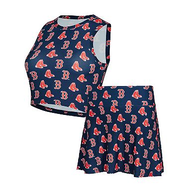 Women's Concepts Sport Navy Boston Red Sox Knit Tank Top & Skort Set