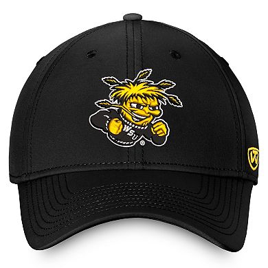 Men's Top of the World Black Wichita State Shockers Reflex 2.0 Logo Flex Hat