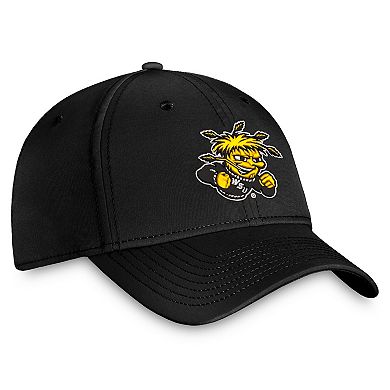 Men's Top of the World Black Wichita State Shockers Reflex 2.0 Logo Flex Hat