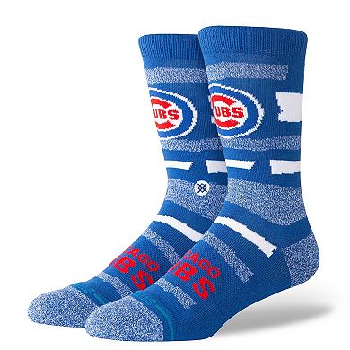 Unisex Stance Chicago Cubs Squeeze Tri-Blend Knit Crew Socks