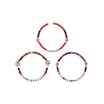 FOCO Cincinnati Reds 3-Pack Friendship Bracelet Set
