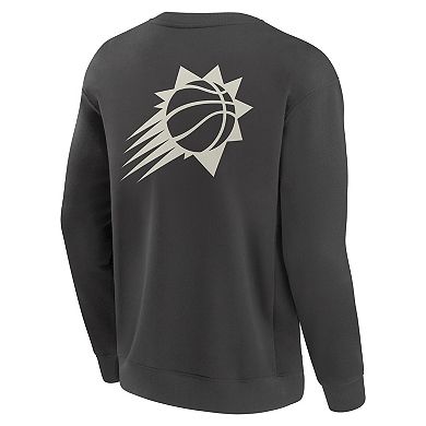 Men's Fanatics Gray Phoenix Suns Elements Future Ground Lettering Pullover Sweatshirt