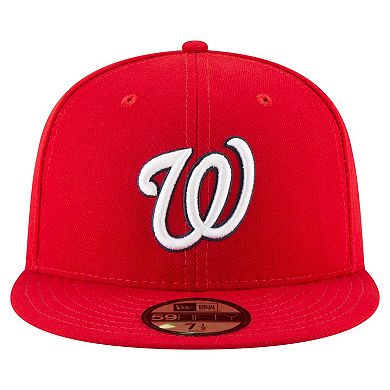 Men's New Era Red Washington Nationals 20th Anniversary 59FIFTY Fitted Hat