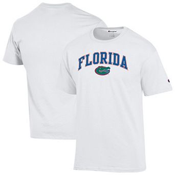 Men's Champion White Florida Gators Arched Logo T-Shirt