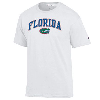 Men's Champion White Florida Gators Arched Logo T-Shirt