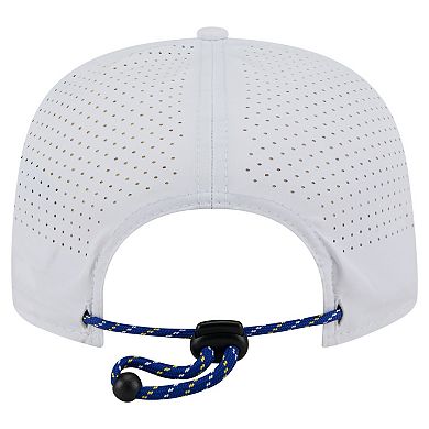 Men's New Era White Golden State Warriors Performance Rope Golfer Adjustable Hat