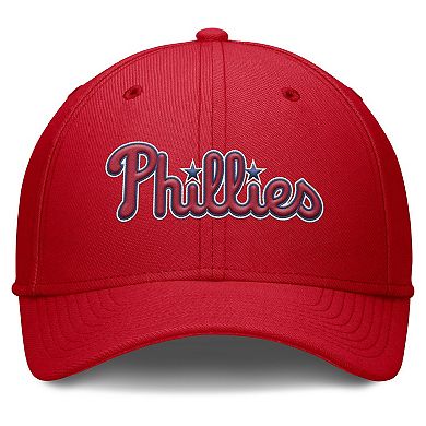Men's Nike Red Philadelphia Phillies Rise Performance Flex Hat