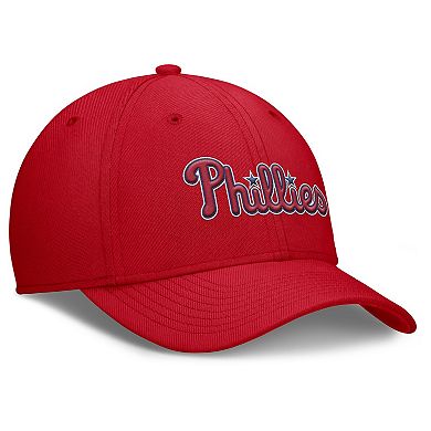 Men's Nike Red Philadelphia Phillies Rise Performance Flex Hat