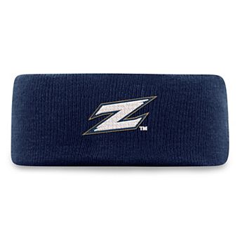 Men's Top of the World Navy Akron Zips Knit Headband