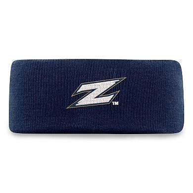 Men's Top of the World Navy Akron Zips Knit Headband