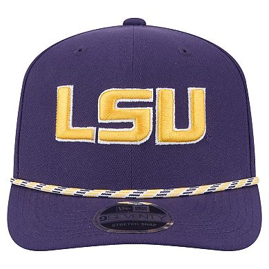 Men's New Era Purple LSU Tigers Gameday Multi-Rope 9SEVENTY Stretch-Snap Hat