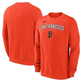 Men's Nike Orange San Francisco Giants Pullover Sweatshirt