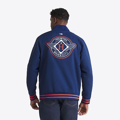 Men's Nike Navy Houston Astros 2025 City Connect Authentic Collection Full-Zip Bomber Jacket