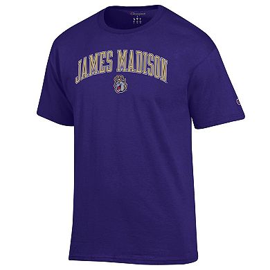 Men's�Champion Purple James Madison Dukes Arch Over Logo T-Shirt