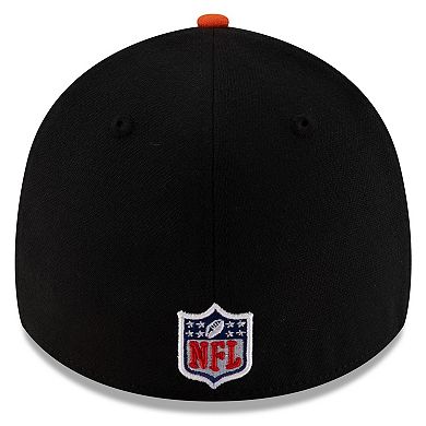 Men's New Era Black/Orange Cincinnati Bengals 2025 NFL Draft 39THIRTY Flex Hat