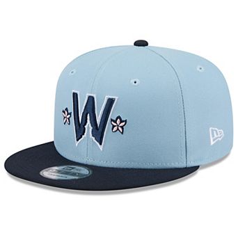 Men's New Era Light Blue/Navy Washington Nationals 2025 City Connect 9FIFTY Snapback Hat
