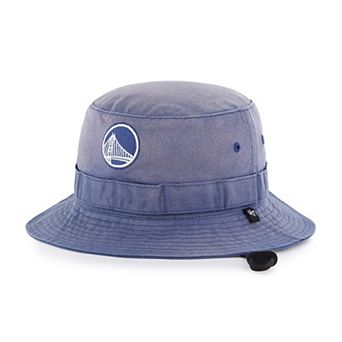 Men's '47 Royal Golden State Warriors Buxton Garment Washed Bucket Hat
