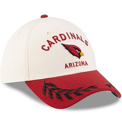 Men's New Era Cream/Cardinal Arizona Cardinals 2025 NFL Draft 39THIRTY Flex Hat