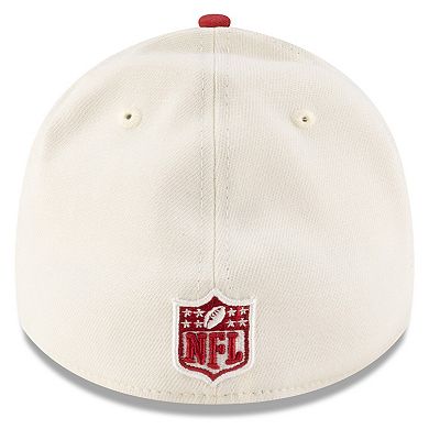 Men's New Era Cream/Cardinal Arizona Cardinals 2025 NFL Draft 39THIRTY Flex Hat
