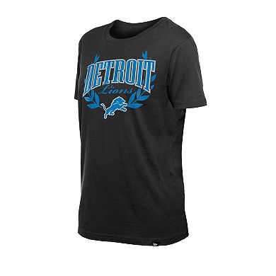 Women's New Era Black Detroit Lions 2025 NFL Draft T-Shirt