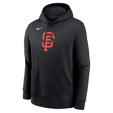 Men's Nike Black San Francisco Giants Logo Club Fleece Pullover Hoodie
