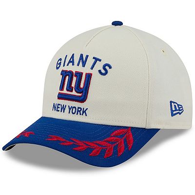 Men's New Era Cream/Royal New York Giants 2025 NFL Draft 9FORTY A