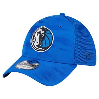 Men's New Era Blue Dallas Mavericks Subtle Camo 39THIRTY Flex Hat