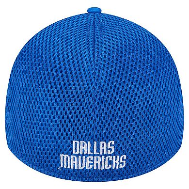 Men's New Era Blue Dallas Mavericks Subtle Camo 39THIRTY Flex Hat