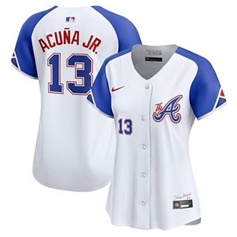 Women's Nike Ronald Acu̱a Jr. White Atlanta Braves City Connect Limited Player Jersey