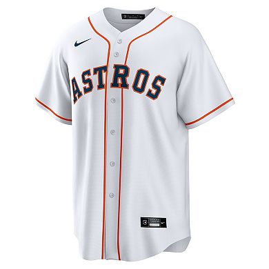 Men's Nike Jeremy Pe̱a White Houston Astros Home Replica Jersey
