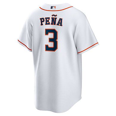Men's Nike Jeremy Pe̱a White Houston Astros Home Replica Jersey