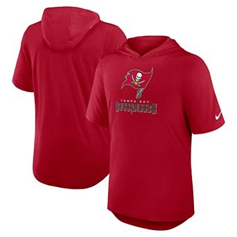 Men's Nike Red Tampa Bay Buccaneers Lockup Tri-Blend Hoodie T-Shirt