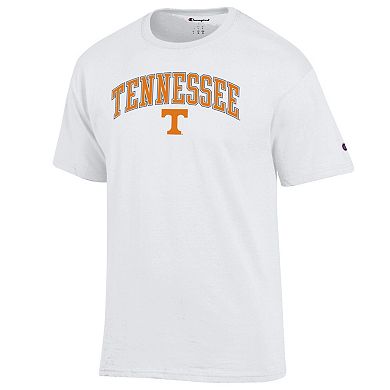 Men's Champion White Tennessee Volunteers Arched Logo T-Shirt