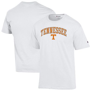 Men's Champion White Tennessee Volunteers Arched Logo T-Shirt