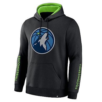 Men's Fanatics Black Minnesota Timberwolves Legacy Guard Pullover Hoodie