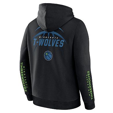 Men's Fanatics Black Minnesota Timberwolves Legacy Guard Pullover Hoodie