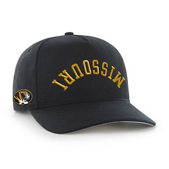 Men's '47 Black Missouri Tigers Flip Script Hitch Adjustable Hat